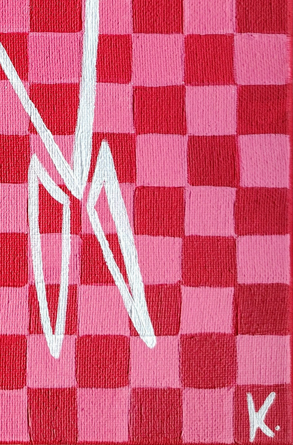 Signature de l’artiste KOA sur l’œuvre Dance With Me avec certificat d’authenticité
