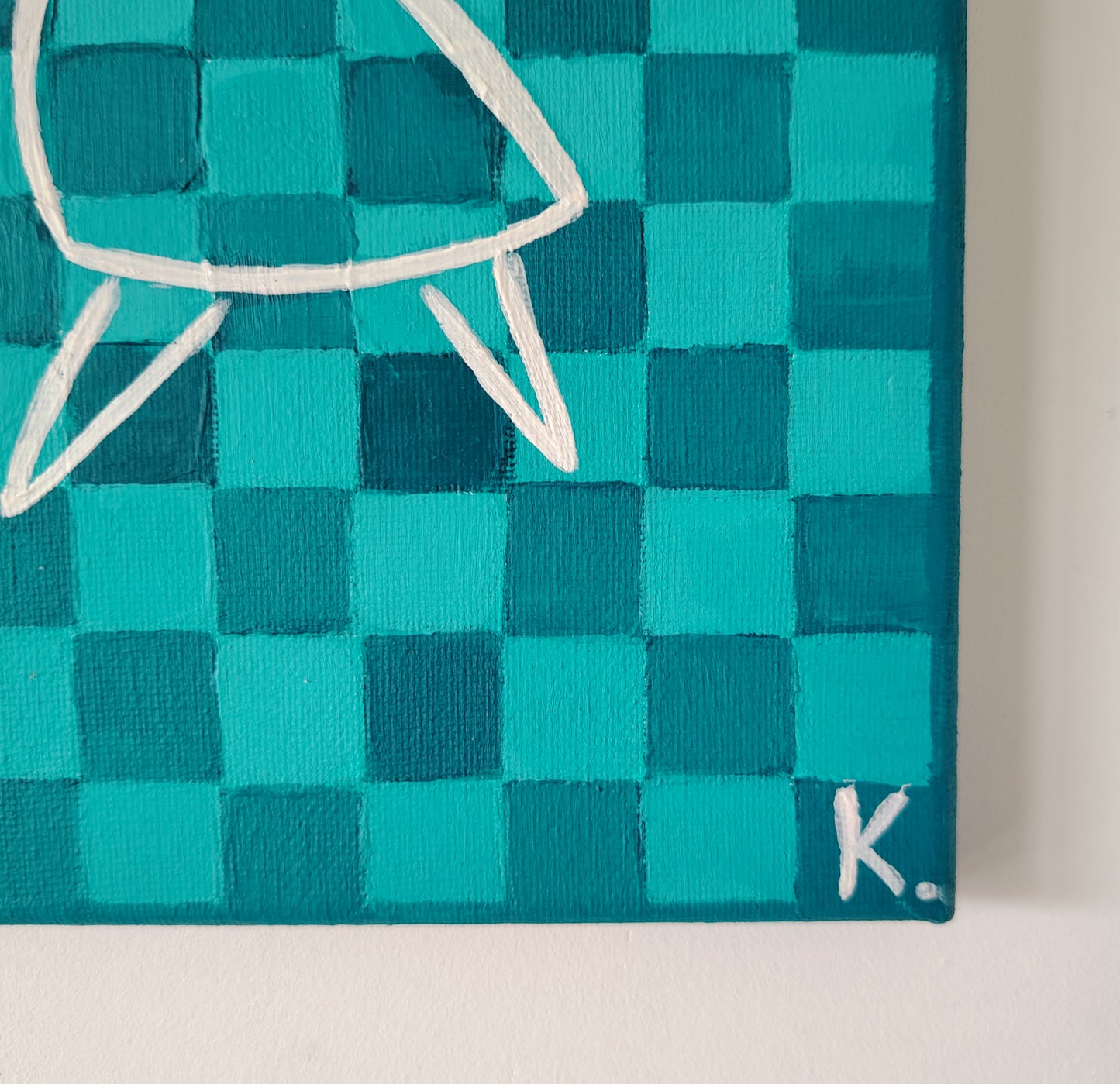 Signature de l’artiste KOA sur l’œuvre Go With Me avec certificat d’authenticité