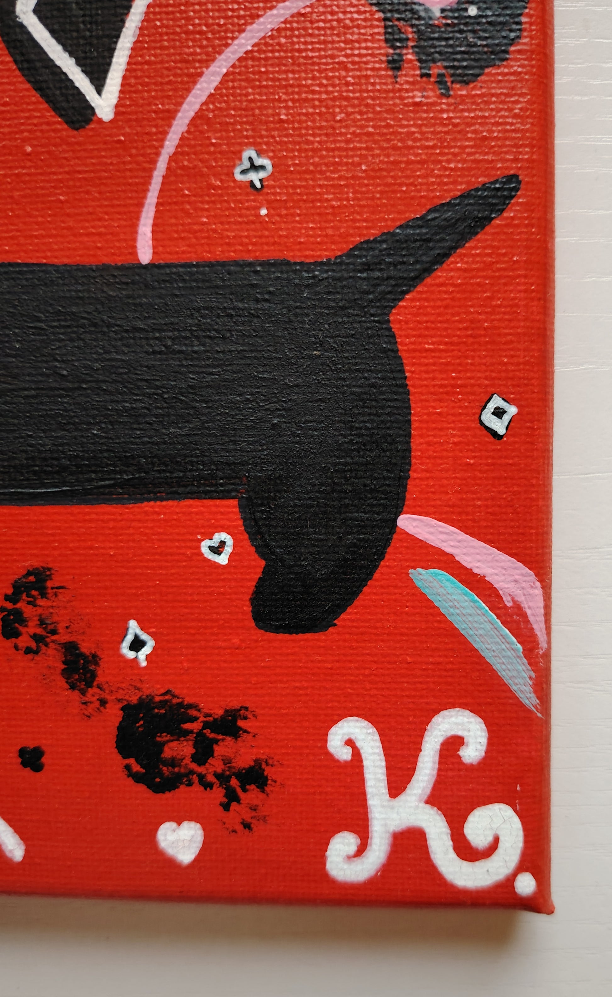 Signature de l’artiste KOA sur l’œuvre Harley Quinn avec certificat d’authenticité