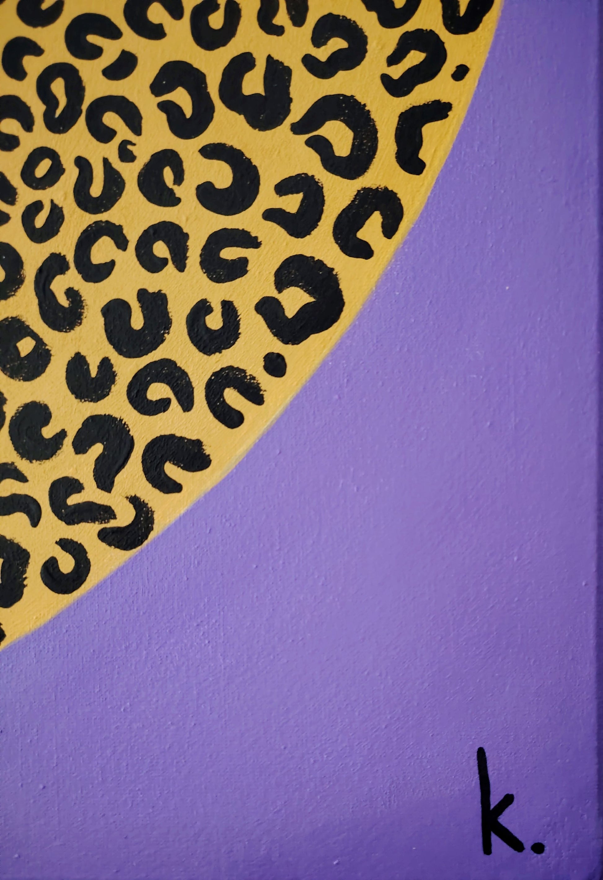 Signature de l’artiste KOA sur l’œuvre Motifation 2 avec certificat d’authenticité