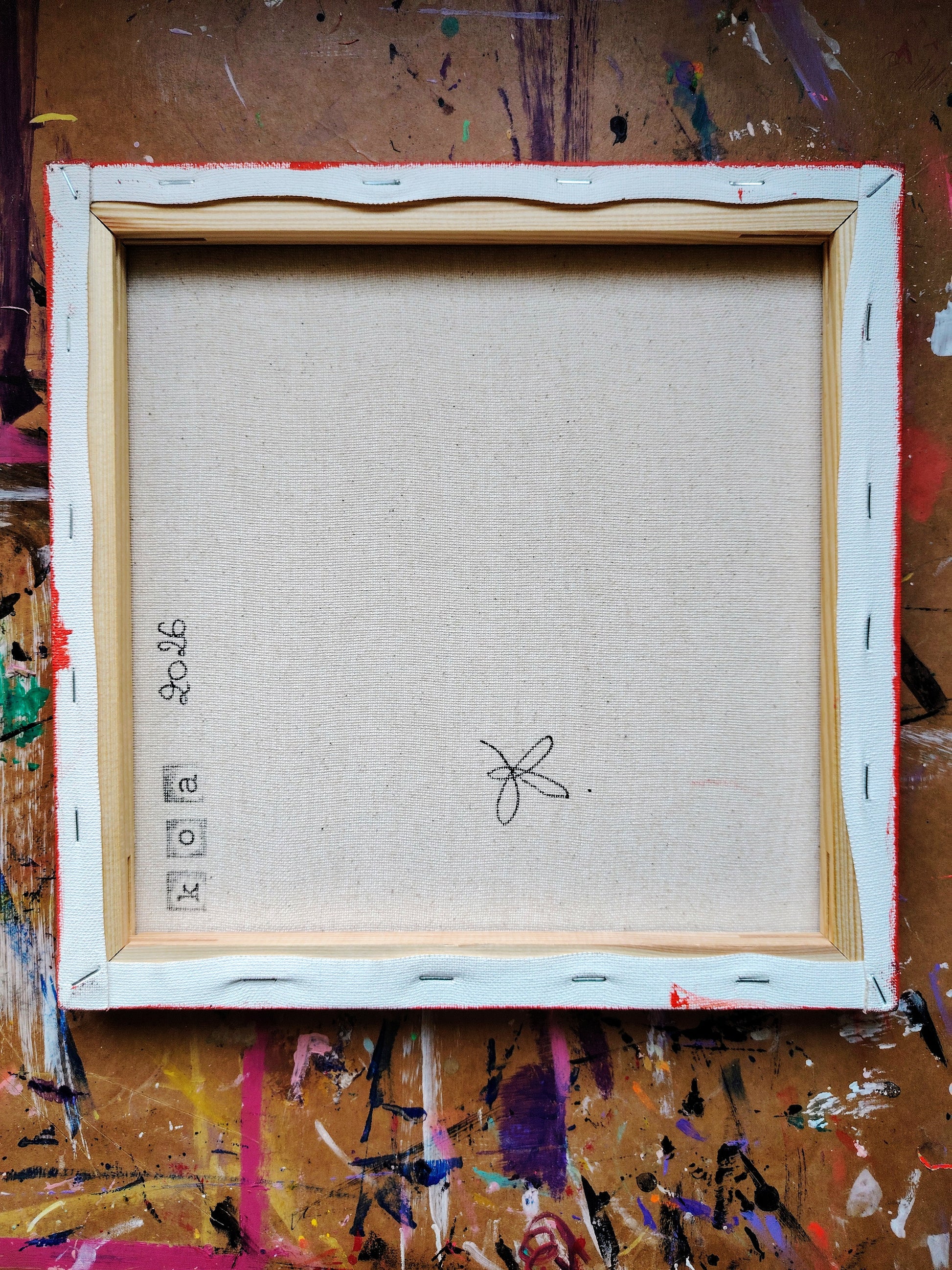 Œuvre originale pop graphique contemporaine représentant des personnages stylisés